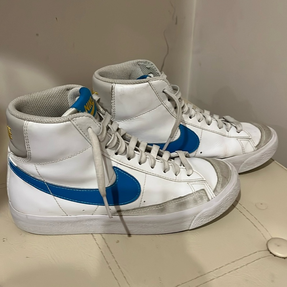 Blue Nike Blazers